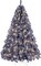 Artificial Christmas Tree Hinged Pine with 250 Lights, 1,000 Tips & Foldable Base Pre-Lit Outdoor Holiday Decor